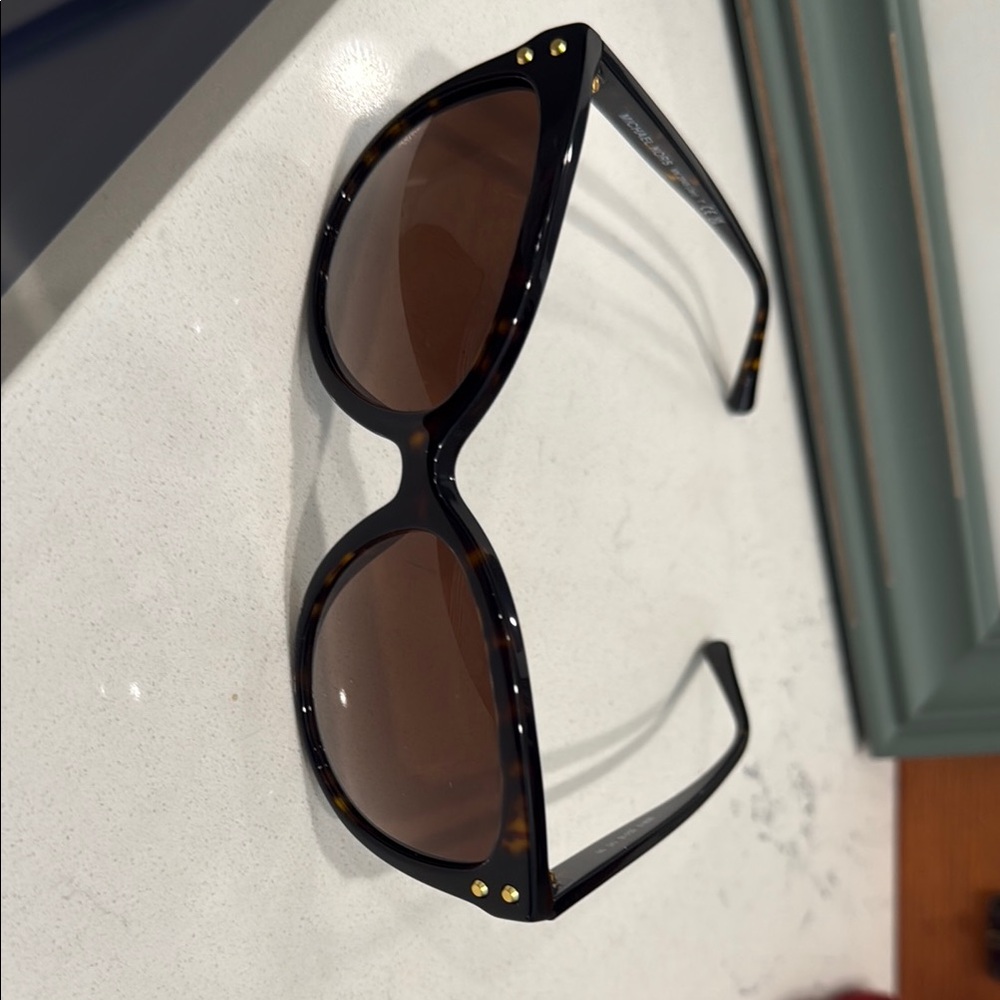 Michael Kors Black and Brown Sunglasses with Classic Design